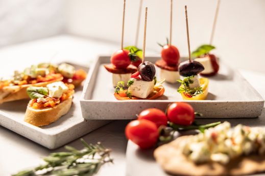 Sommer Apéro Feta und Frischkäse